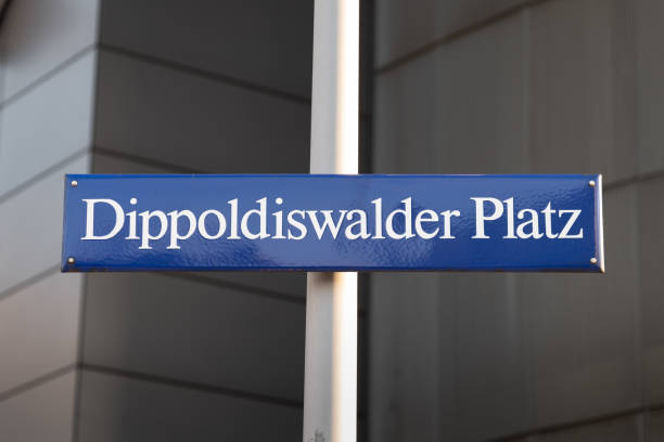 istock Dippoldiswalder Platz Sign in Dresden, Germany 2198453076