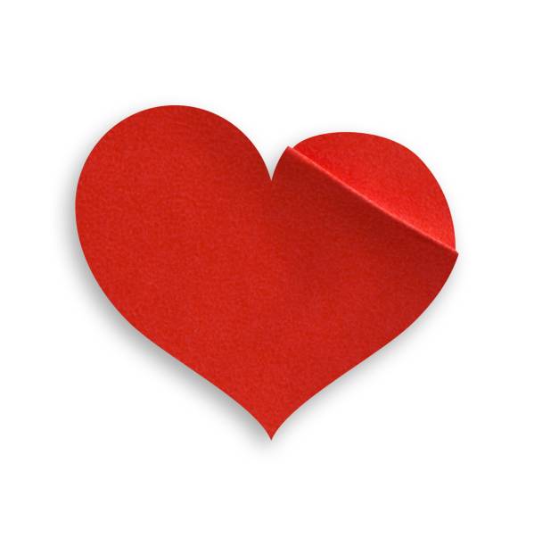 istock glued red heart sticker mockup isolated 2198461311