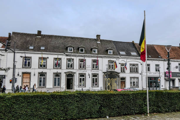 Waterloo, Belgium, February 8, 2025. The Wellington Museum has about fifteen rooms that display weapons, portraits of Wellington, flags...