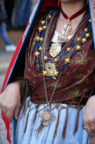 istock Sant'Antioco, Sardinia 05.06.2019: Saint Antioco, Sardinia - 04.16.2018: Religious procession of Sant'Antioco 2198498223