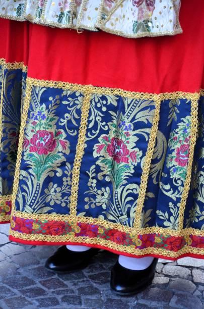 istock Sant'Antioco, Sardinia 05.06.2019: Saint Antioco, Sardinia - 04.16.2018: Religious procession of Sant'Antioco 2198498804