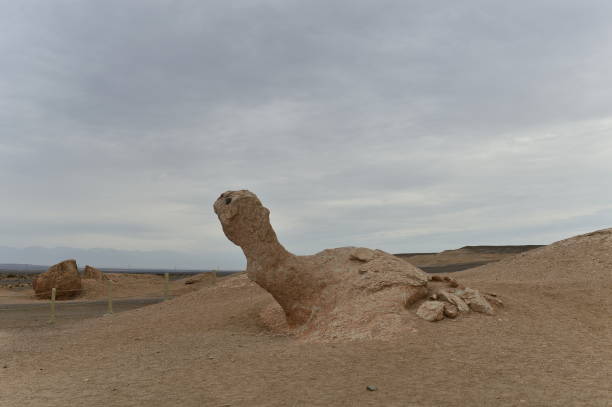 istock Geomorphic Scenery Desert in Xinjiang, China 2198500874