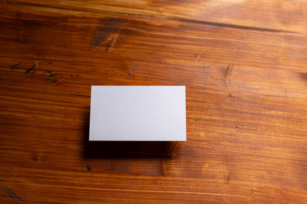 istock A blank card on a wooden background 2198503581