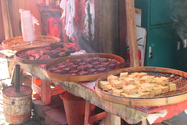 istock Street food stall in China 2198507253