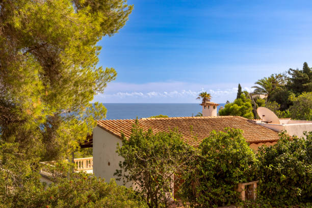 istock Finca above the bay of Canyamel, Mallorca 2198512355