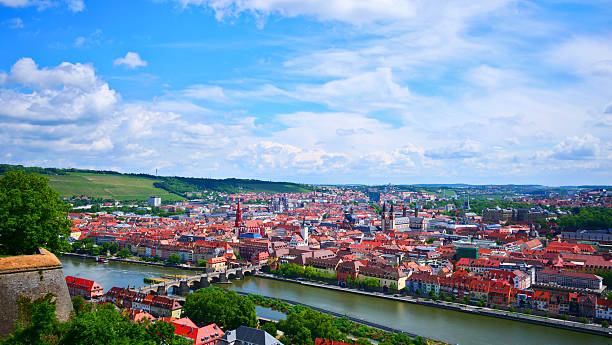 istock Würzburg, Germany: The old town from Marienberg castle 2198514566