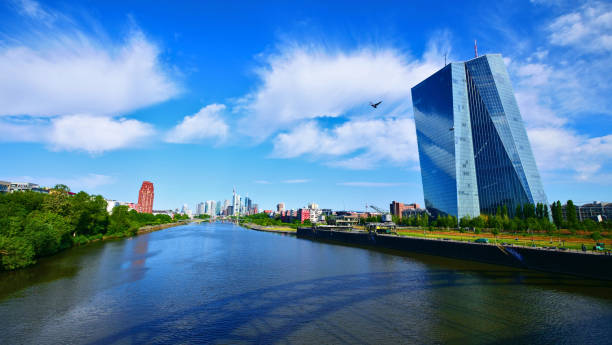 istock Frankfurt, Germany: The ECB building in front of the skyline 2198514732