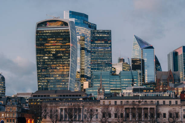istock London city skyline at night, England 2198522429