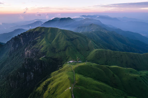 istock Sunset at Wugong Mountain, Jiangxi, China 2198526501