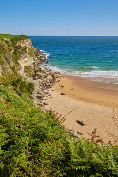 istock Sunny day on a Matalenas Beach in Santader, Spain 2198531619