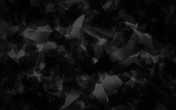 Abstract Black Grunge Watercolor Background - Bleak