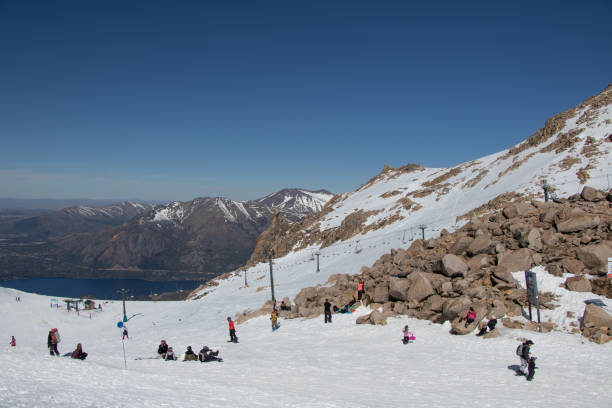 istock Skiing in Patagonia: A Stunning View from Cerro Catedra 2198541416