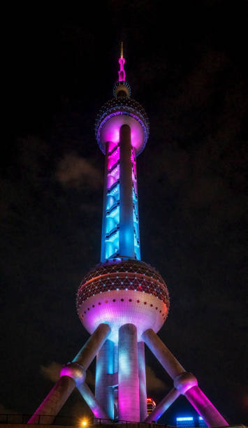 istock Oriental Pearl Tower at night. Shanghai, China 2198543069