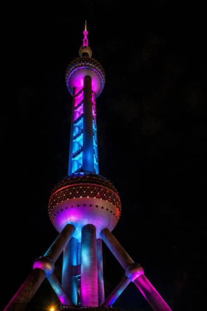 istock Oriental Pearl Tower at night. Shanghai, China 2198543071