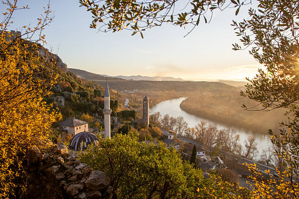 istock Panoramic Autumn View of Historic Landscape 2198544192