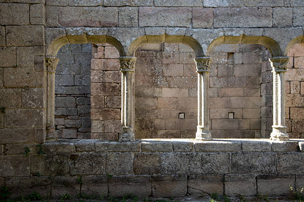 istock Beautiful Arched Stone Architecture in Ruins 2198550275
