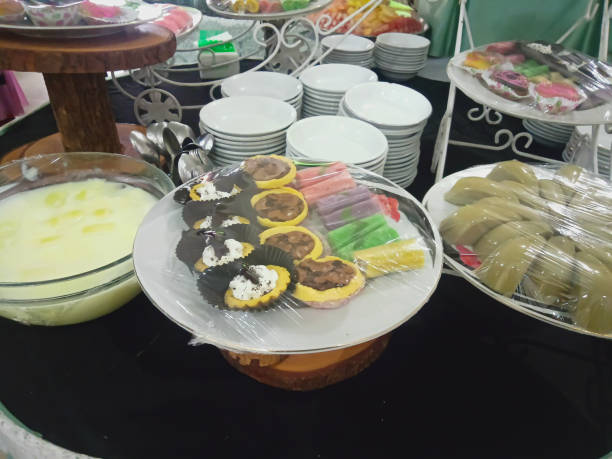 istock photo of some cookies on a plate on the dining table 2198557921