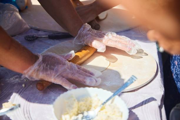 istock The cook's hands when working with the dough. 2198562099