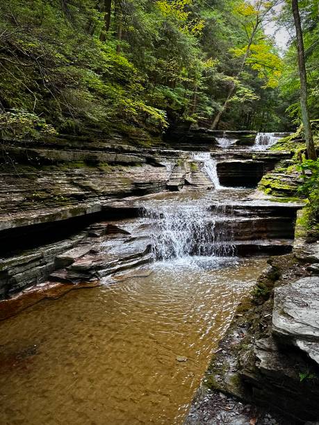 istock Cascading Pools at Buttermilk Falls (Buttermilk Falls State Park, New York, USA) 2198565514