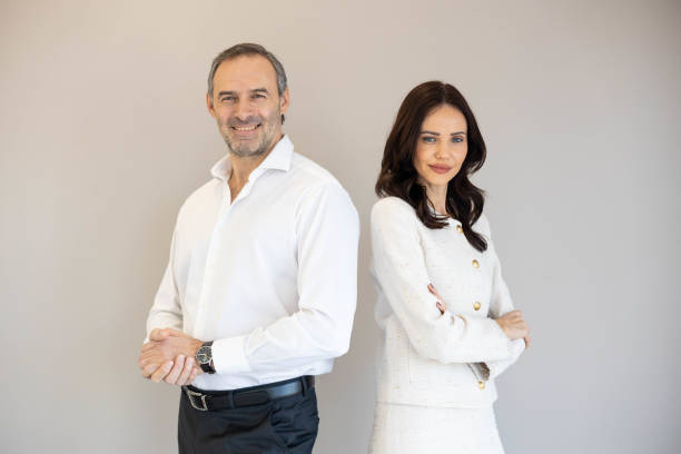 istock Charming Couple with a Joyful Aura 2198567080