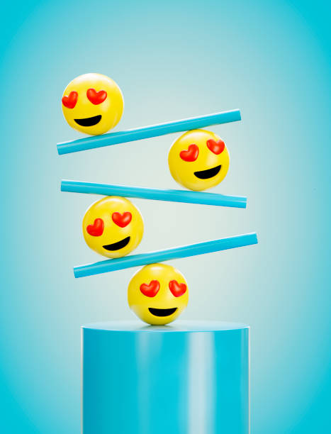istock Heart-Eyes Emojis Balancing on a Podium, Love and Stability Concept 2198568531