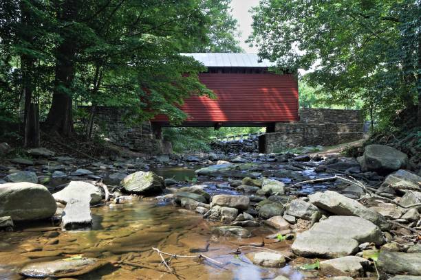 istock Roddy RD Covered Bridge in Frederick County MD taken in the Summer 2198571579