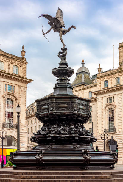 Statue of Eros on Piccadilly circus, London, UK