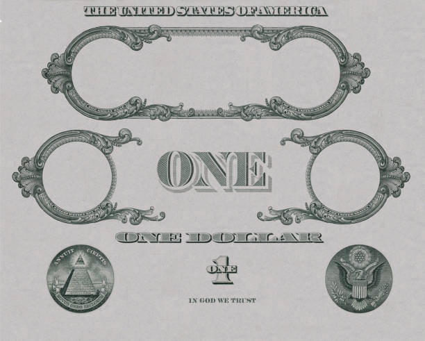istock Elements of 1 US dollar banknote 2198580245
