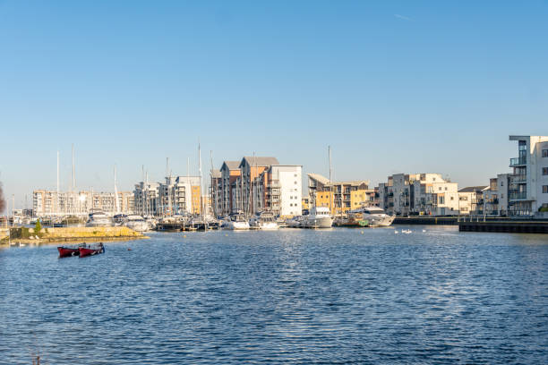 istock Boats in Portishead Marina 2198582796