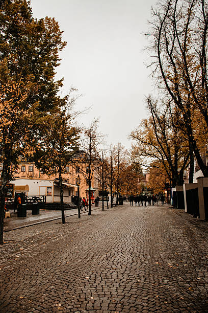 istock Autumn City Street Pathway 2198584106