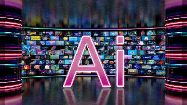 istock AI Artificial Intelligence concept. Media concept TV  -  video wall with small screens. . Digital multiple television screens. Revolutionize Your Viewing Experience with Media Concept TV's Small Screen Video Wall - The Ultimate in Digital Multi-Screen Tec 2198584382