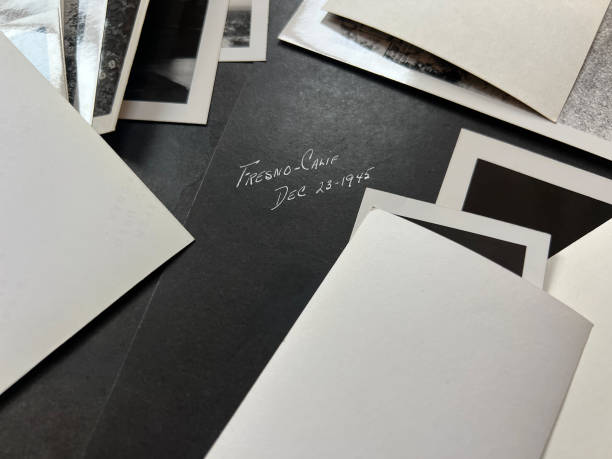 istock Old Photographs in Album 2198587978