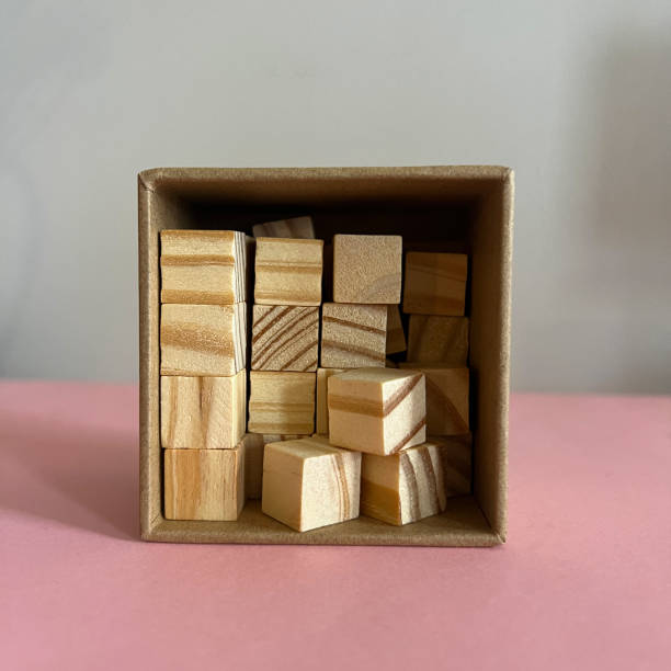 istock Box of Wooden Cubes 2198588791