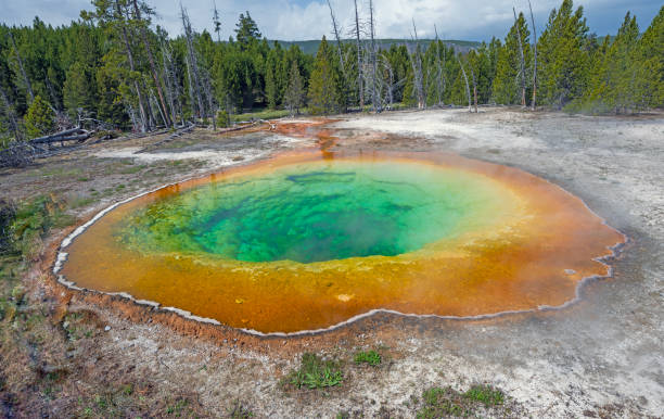 istock Colorful Hot Springs in Yellowstone 2198597999
