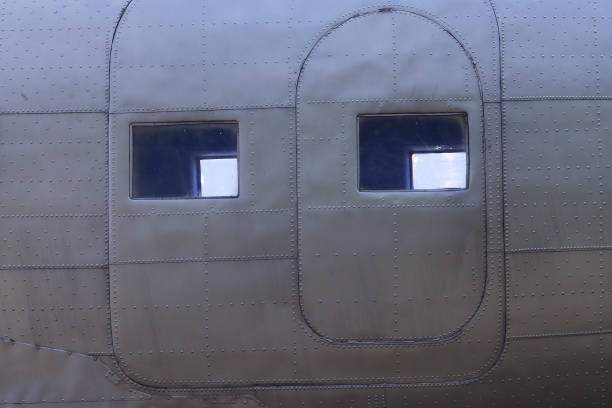 istock Door and windows in a military aircraft. 2198602082