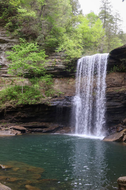 istock Greeter Falls in early summer taken below the falls 2198602292