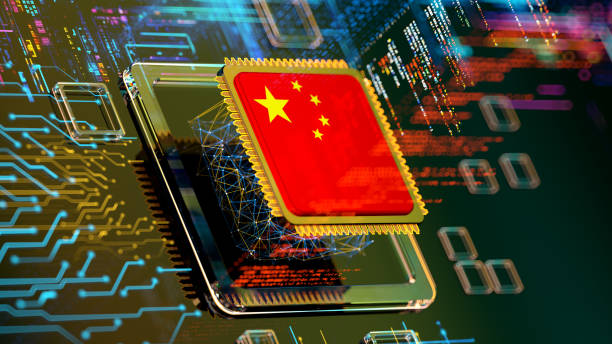 istock CPU with Chinese flag. Artificial Intelligence concept.  China - East Asia. 2198602817
