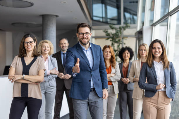 istock Dynamic team of business professionals ready to engage 2198603037