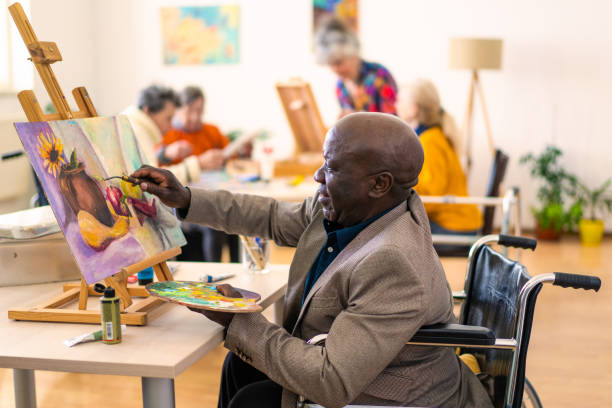 istock Occupational therapy for retired people 2198603557