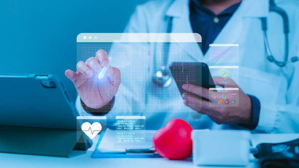 istock A doctor is using a tablet to look at a patient's heart 2198604775