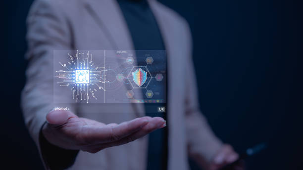 istock The Future of AI and Cybersecurity, Professional advanced AI technology and cybersecurity innovations through holographic display, emphasizing digital protection in modern world 2198604854