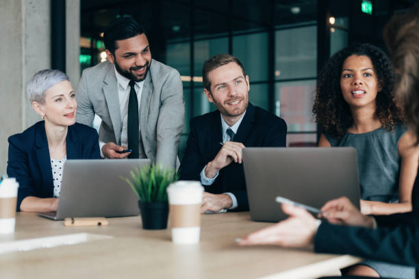 istock Collaborative Team Meeting in a Modern Office 2198612235