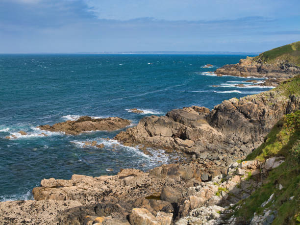 istock The rugged Britanny coast around Le Diben and Plougasnou 2198612754