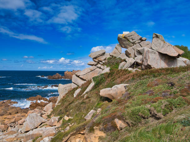 istock A rock formation on the rugged Britanny coast 2198612765