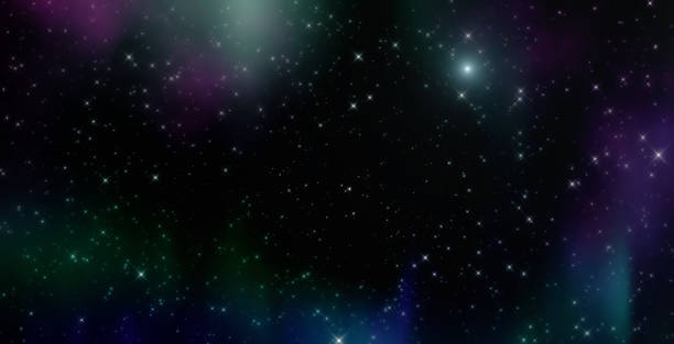 istock Night Starry Sky colorful milky way cosmos galaxy. 2198621257