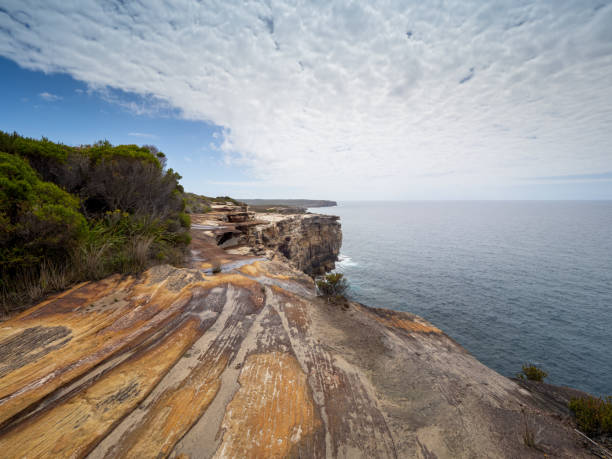 istock Coastal Cliff Tops on the way to Marley Beach 2198623566