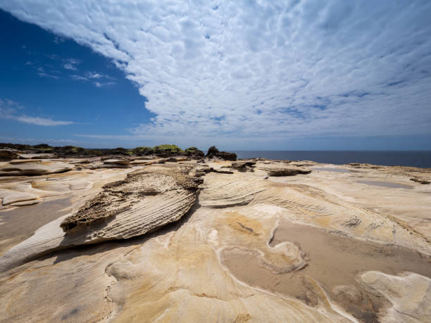 istock Coastal Cliff Tops on the way to Marley Beach 2198623573