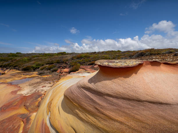 istock Coastal Cliff Tops on the way to Marley Beach 2198623601
