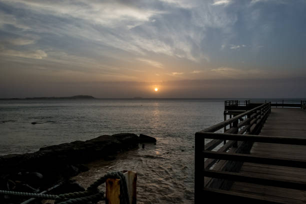 istock Sunrise over the Atlantic Ocean in Dakar, Senegal 2198624784
