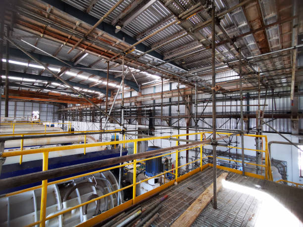 istock The installation scaffolding in building 2198629915